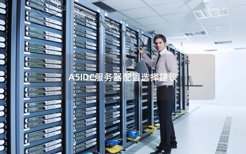 A5IDC服务器配置选择建议