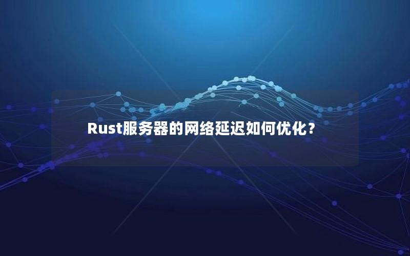 Rust服务器的网络延迟如何优化？