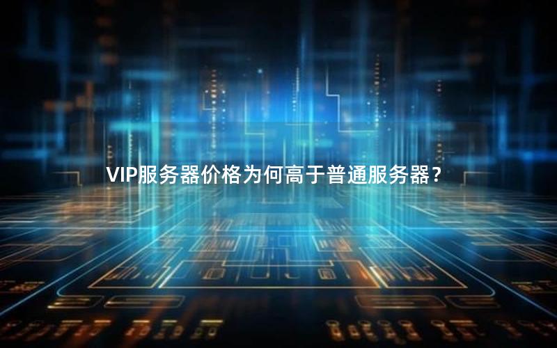 VIP服务器价格为何高于普通服务器？