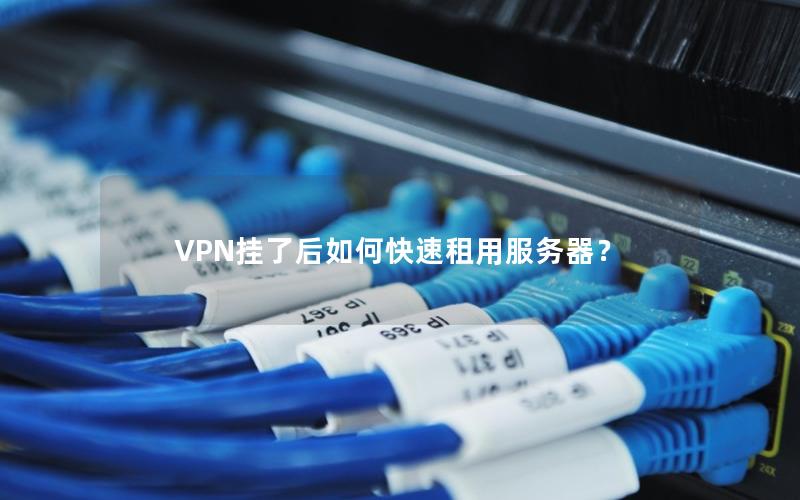 VPN挂了后如何快速租用服务器？