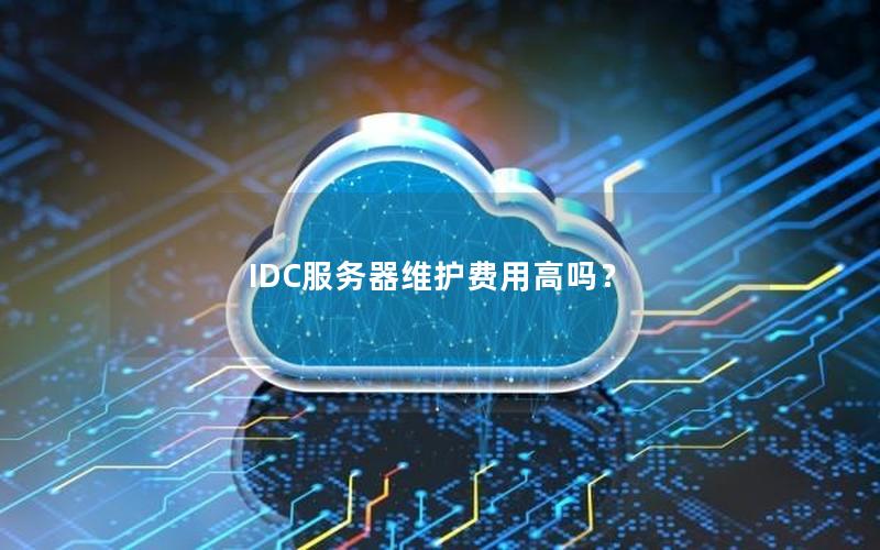 IDC服务器维护费用高吗？