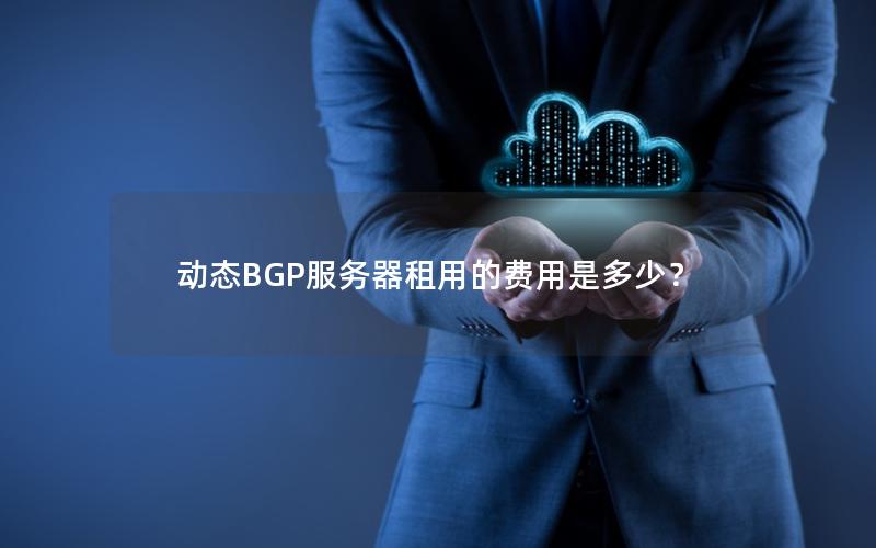 动态BGP服务器租用的费用是多少？