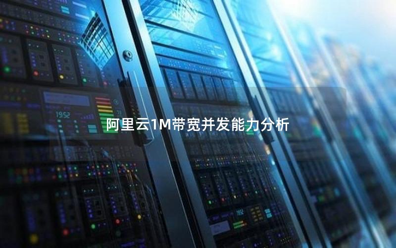 阿里云1M带宽并发能力分析