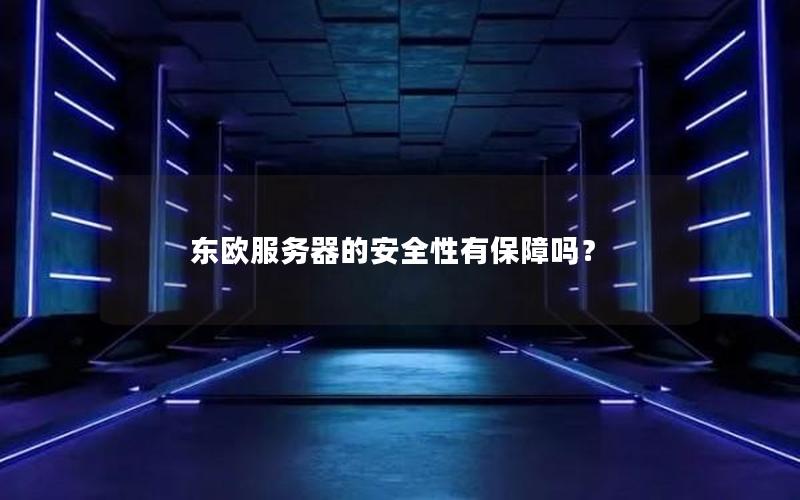 东欧服务器的安全性有保障吗？