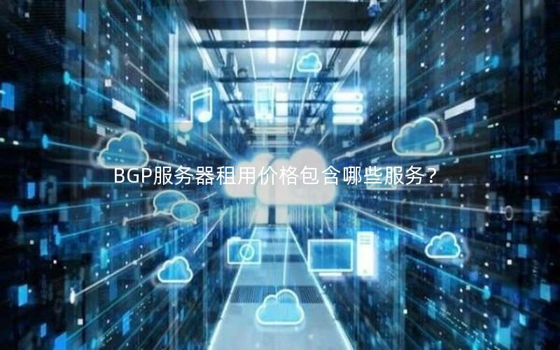 BGP服务器租用价格包含哪些服务？