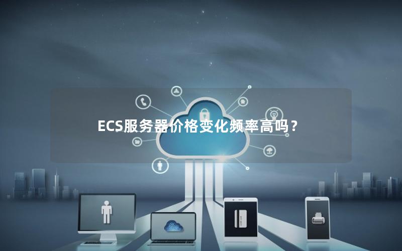 ECS服务器价格变化频率高吗？