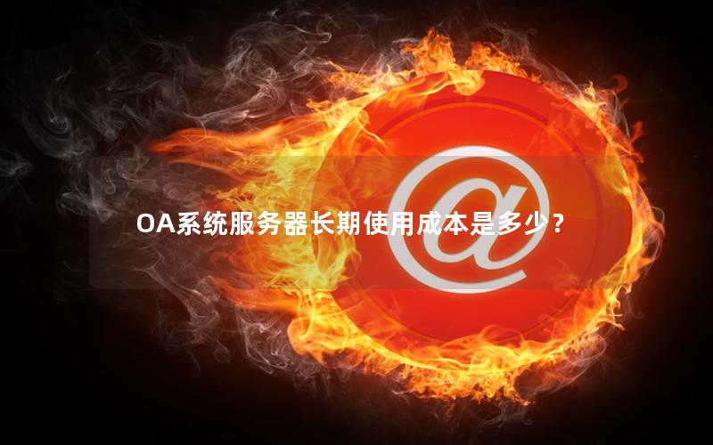 OA系统服务器长期使用成本是多少？