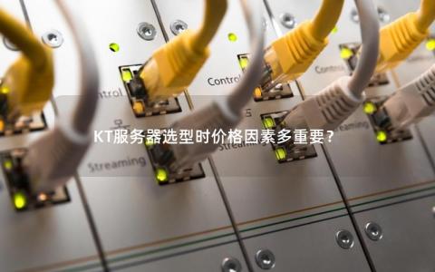 KT服务器选型时价格因素多重要？