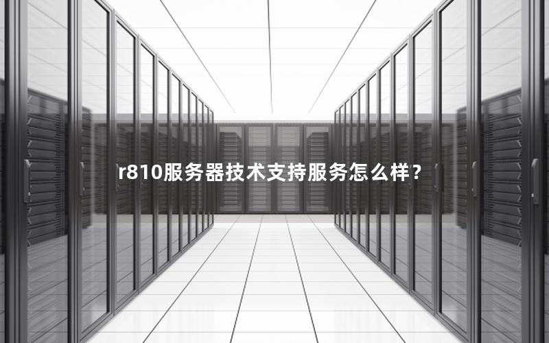 r810服务器技术支持服务怎么样？