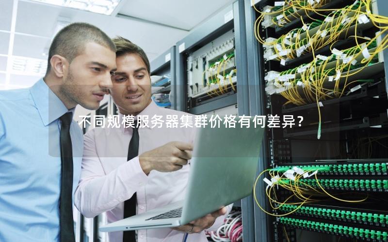 不同规模服务器集群价格有何差异？