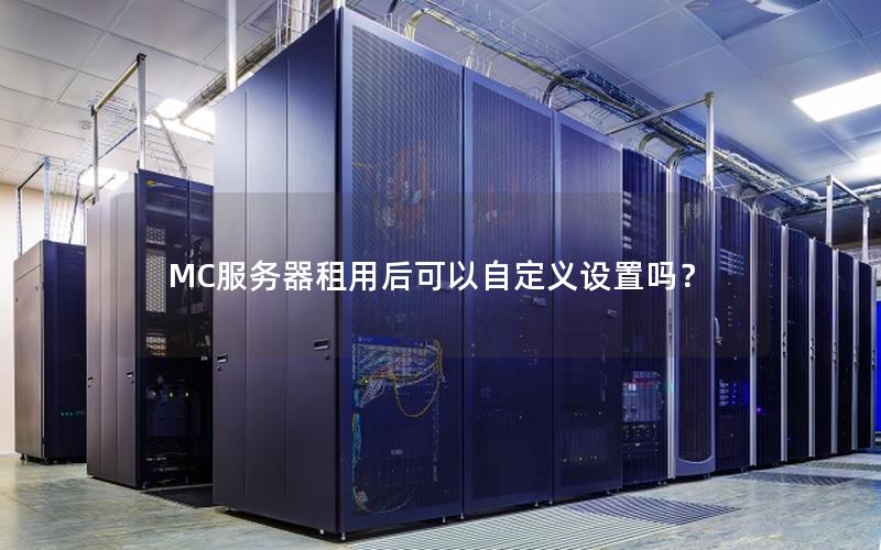 MC服务器租用后可以自定义设置吗？