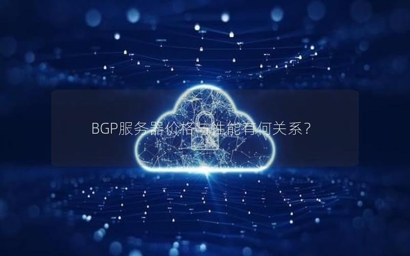 BGP服务器价格与性能有何关系？