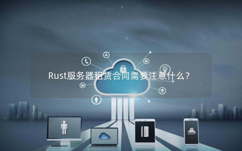 Rust服务器租赁合同需要注意什么？