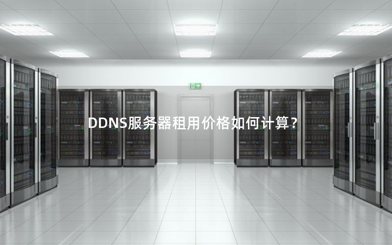 DDNS服务器租用价格如何计算？