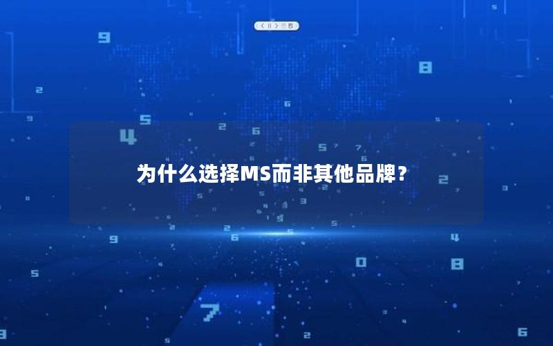 为什么选择MS而非其他品牌？