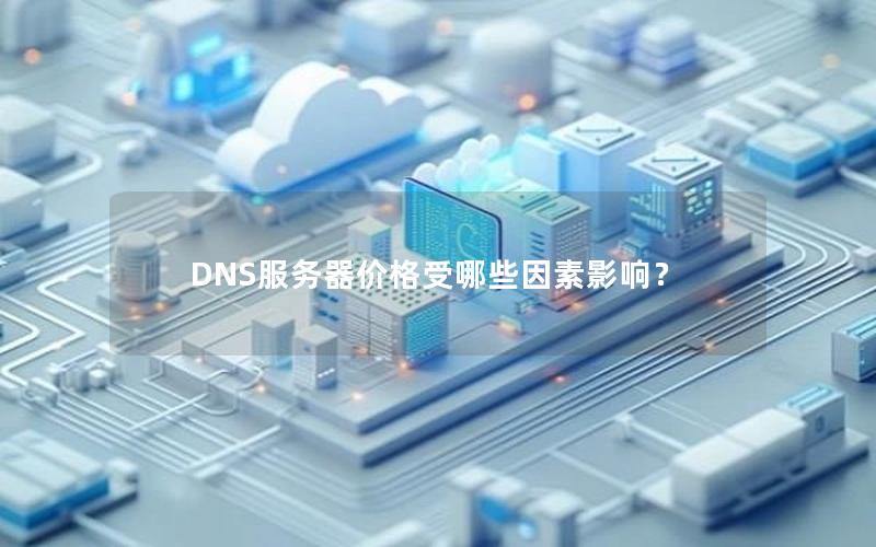 DNS服务器价格受哪些因素影响？