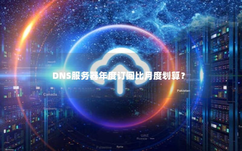 DNS服务器年度订阅比月度划算？