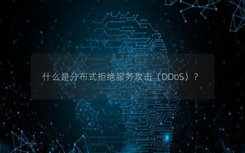 什么是分布式拒绝服务攻击（DDoS）？