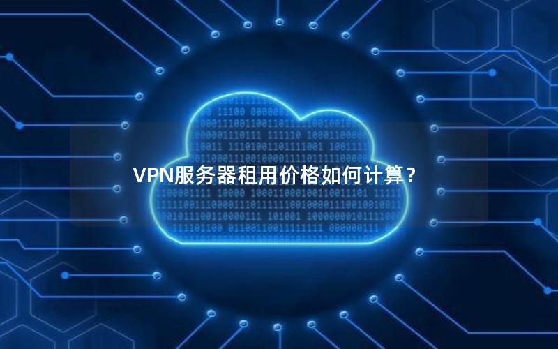 VPN服务器租用价格如何计算？