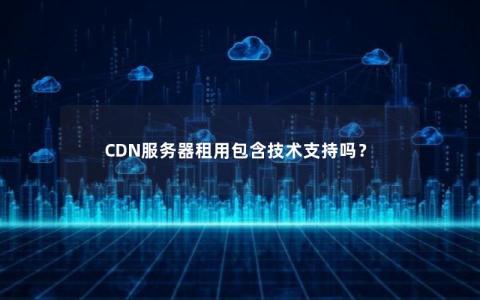 CDN服务器租用包含技术支持吗？