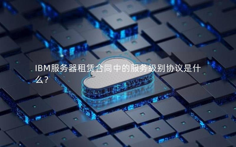 IBM服务器租赁合同中的服务级别协议是什么？