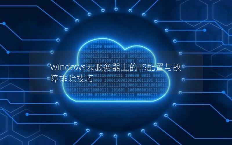 Windows云服务器上的IIS配置与故障排除技巧