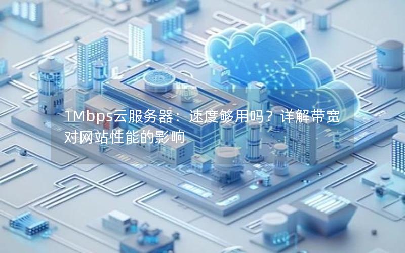 1Mbps云服务器：速度够用吗？详解带宽对网站性能的影响