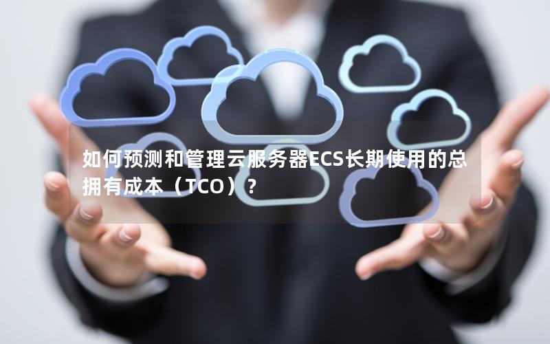 如何预测和管理云服务器ECS长期使用的总拥有成本（TCO）？