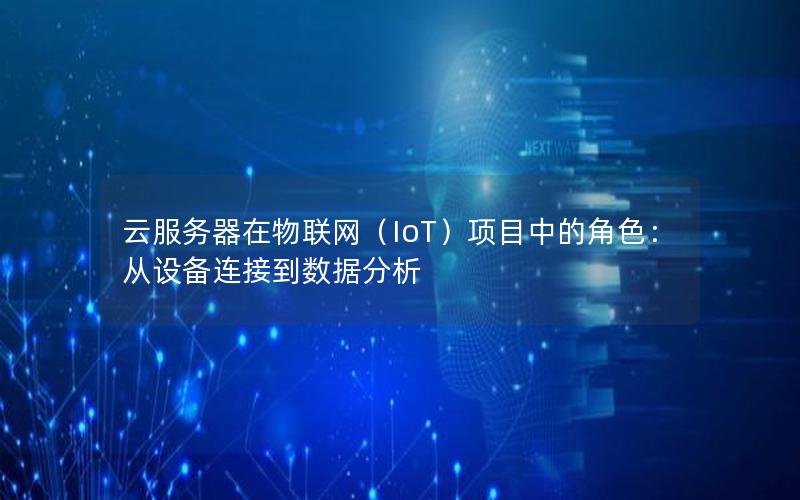 云服务器在物联网（IoT）项目中的角色：从设备连接到数据分析