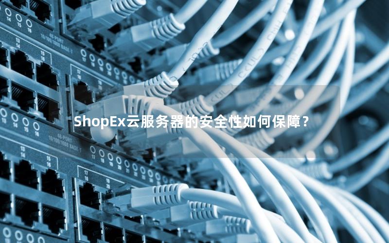 ShopEx云服务器的安全性如何保障？