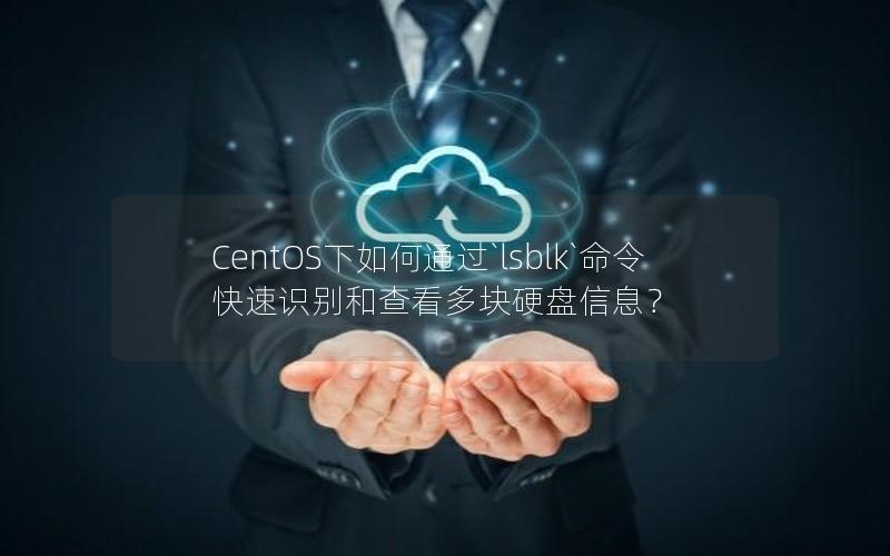 CentOS下如何通过`lsblk`命令快速识别和查看多块硬盘信息？