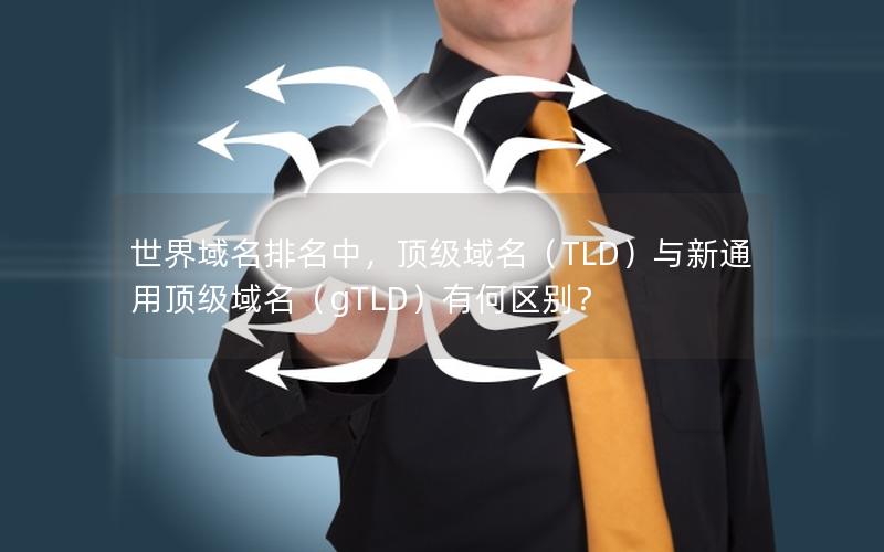 世界域名排名中，顶级域名（TLD）与新通用顶级域名（gTLD）有何区别？