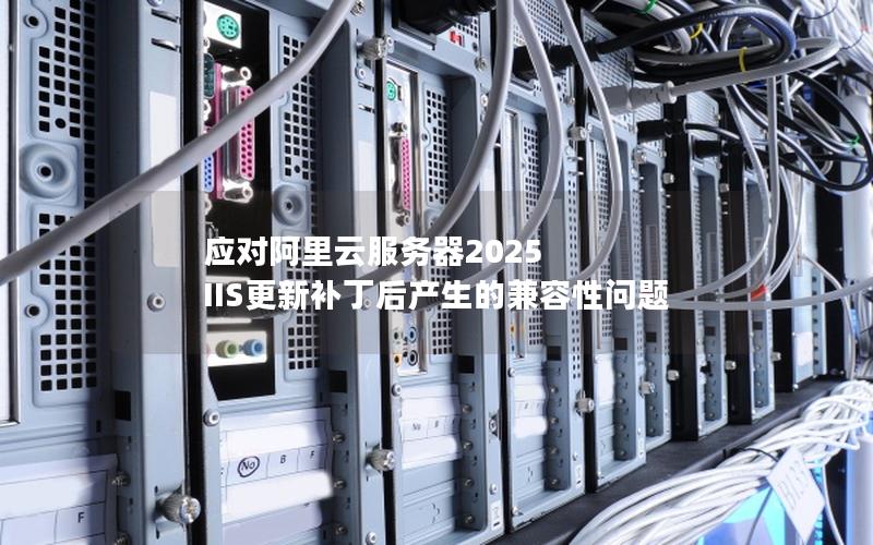 应对阿里云服务器2025 IIS更新补丁后产生的兼容性问题