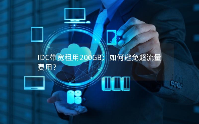 IDC带宽租用200GB：如何避免超流量费用？