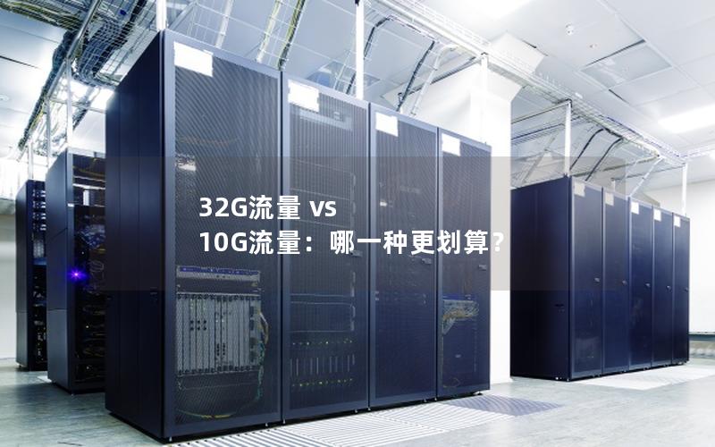 32G流量 vs 10G流量：哪一种更划算？