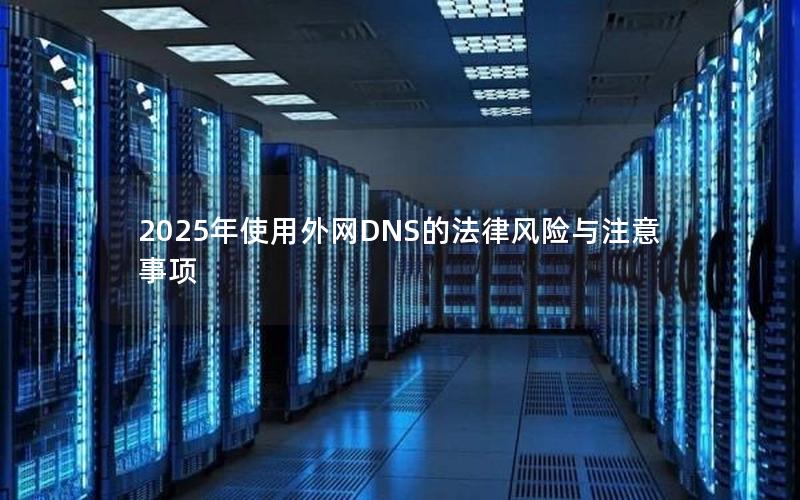 2025年使用外网DNS的法律风险与注意事项