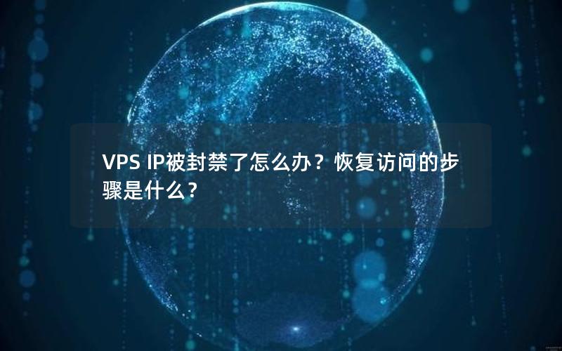 VPS IP被封禁了怎么办？恢复访问的步骤是什么？