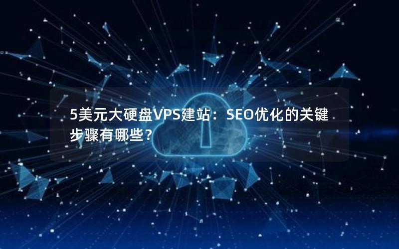 5美元大硬盘VPS建站：SEO优化的关键步骤有哪些？