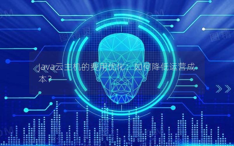 Java云主机的费用优化：如何降低运营成本？