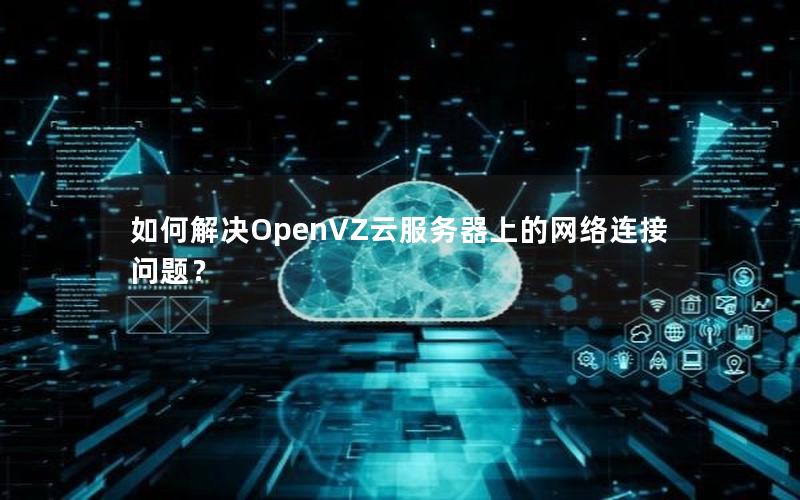 如何解决OpenVZ云服务器上的网络连接问题？