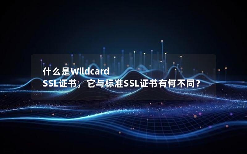 什么是Wildcard SSL证书，它与标准SSL证书有何不同？