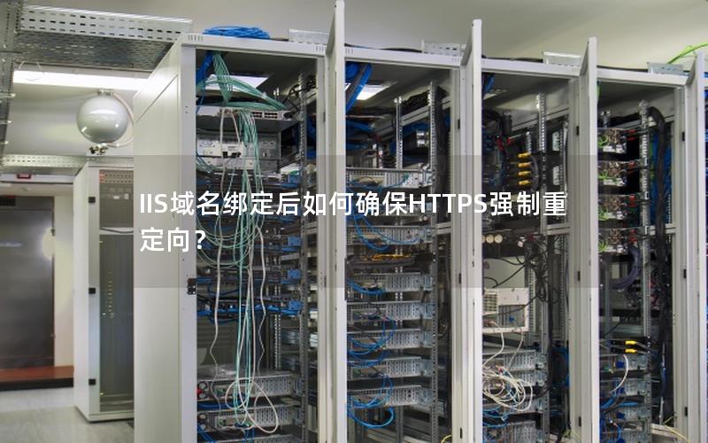 IIS域名绑定后如何确保HTTPS强制重定向？