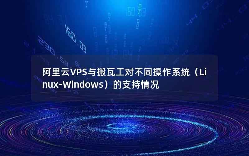 阿里云VPS与搬瓦工对不同操作系统（Linux-Windows）的支持情况