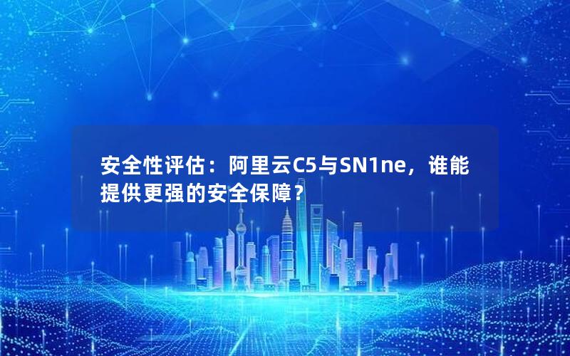 安全性评估：阿里云C5与SN1ne，谁能提供更强的安全保障？