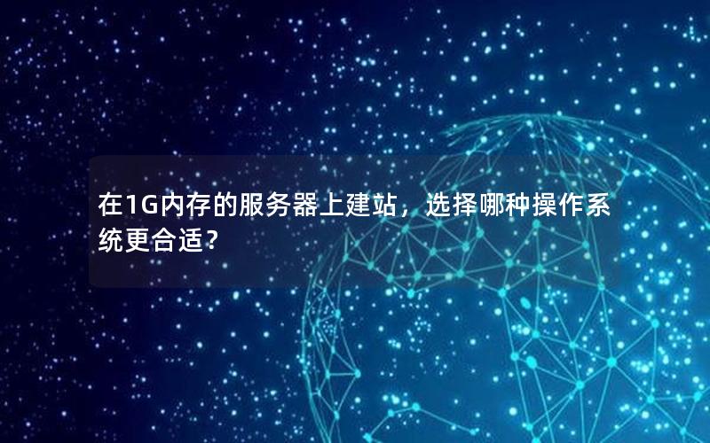 在1G内存的服务器上建站，选择哪种操作系统更合适？