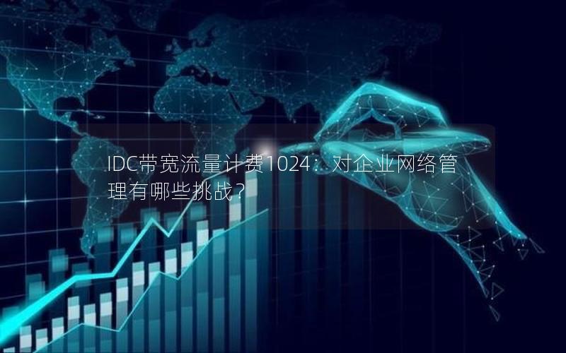 IDC带宽流量计费1024：对企业网络管理有哪些挑战？