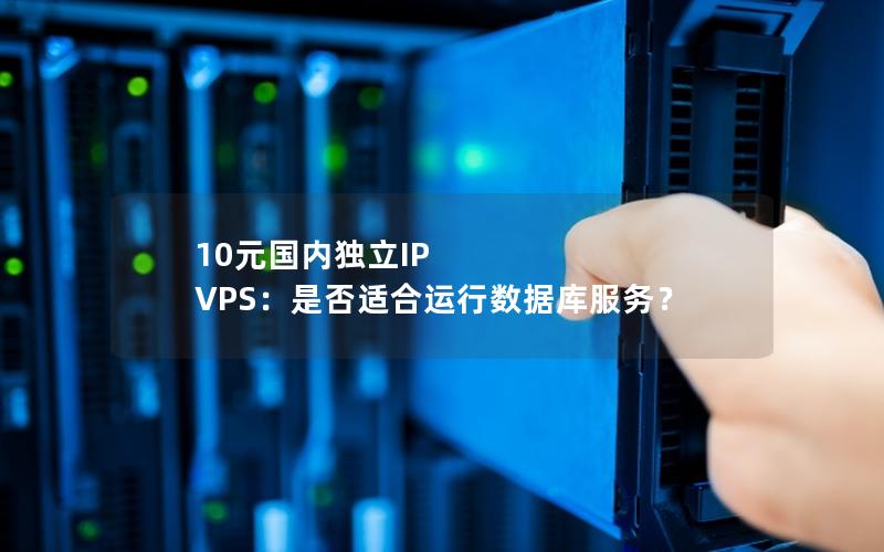 10元国内独立IP VPS：是否适合运行数据库服务？