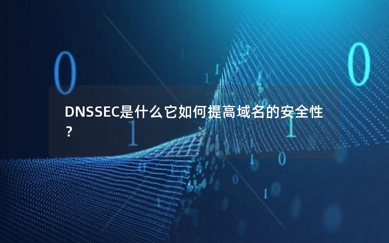 DNSSEC是什么它如何提高域名的安全性？