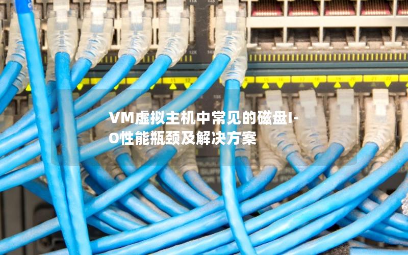 VM虚拟主机中常见的磁盘I-O性能瓶颈及解决方案