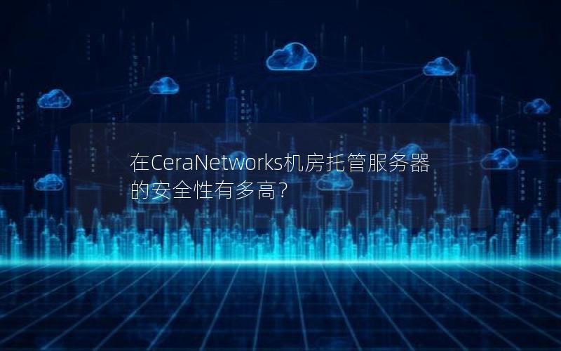 在CeraNetworks机房托管服务器的安全性有多高？